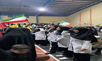 حضور مجموعه دانشکده علوم پزشکی بروجن درتجمع حماسی دانشگاهیان شهرستان بروجن