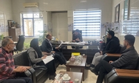 نشست مسئول امور قراردادها و مناقصات امور پشتیبانی و رفاهی با ریاست دانشکده علوم پزشکی بروجن