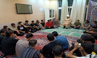 برگزاری مراسم قرائت زیارت عاشورا در خوابگاه پسران دانشکده علوم پزشکی بروجن 
