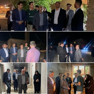 تصویر بازدید شبانه ریاست دانشگاه 